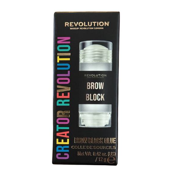 Makeup Revolution Brow Block Glue – Clear Brow Fix 💎 | 0.42 oz | NEW Sealed 🔒 - Picture 1 of 2